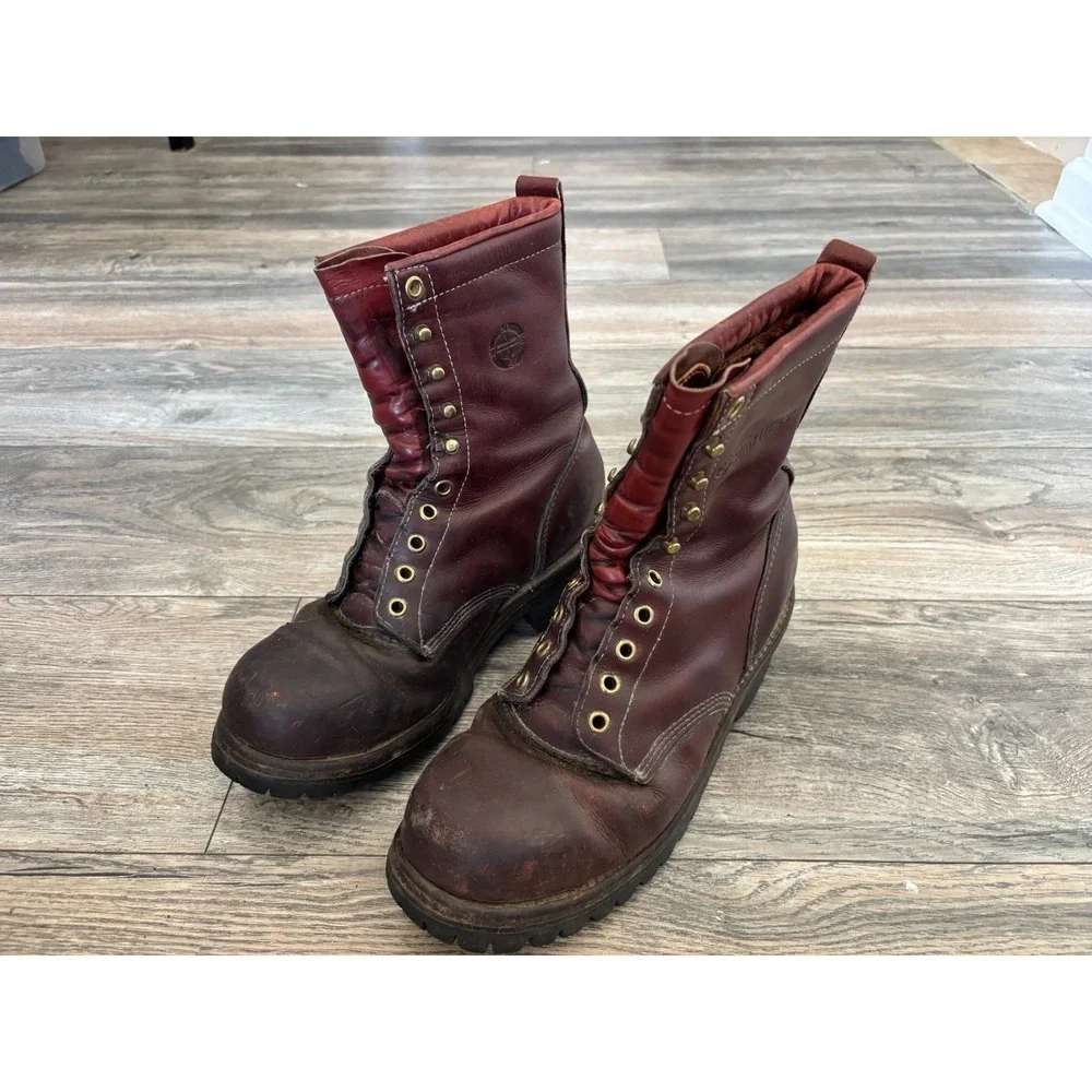 VTG Herman Survivors Work Boots 8.5 -9 Insulated 20 Degree Logger Gorp 70s 80s